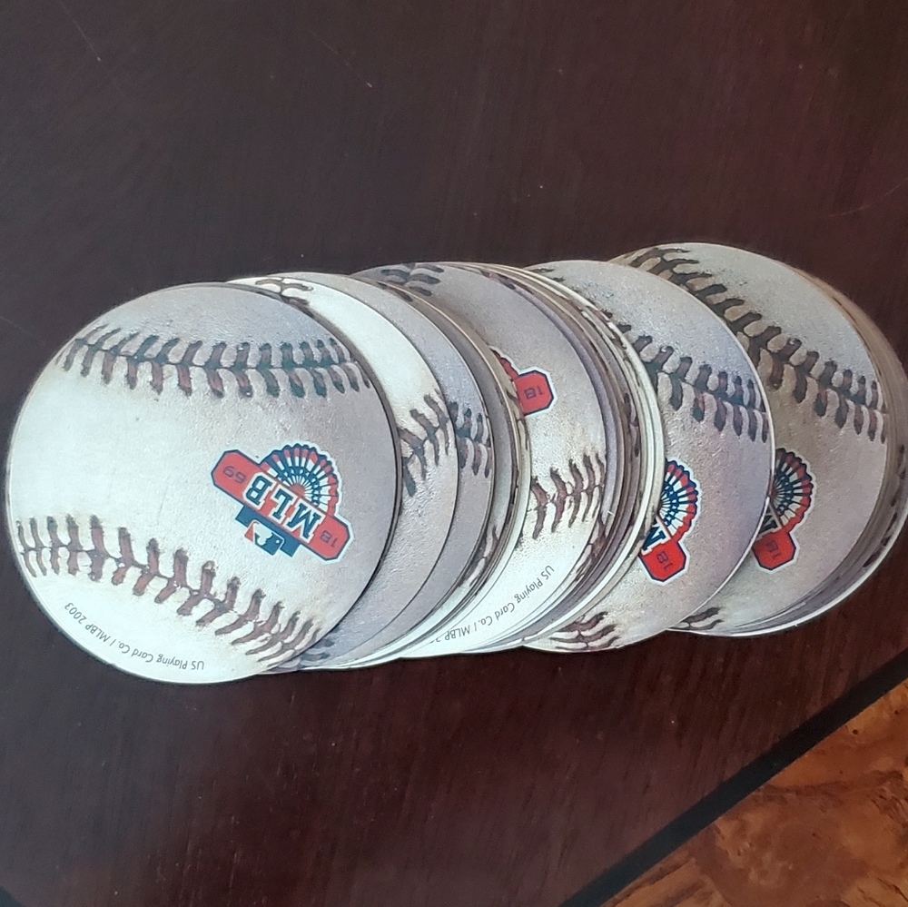 MLB Round Playing Cards - Picture 3 of 5